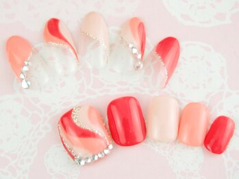 リアン(lien)/ハンド&フットお揃いネイル