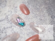 オトナネイル(otona nail)/クリアオーロラミラーネイル