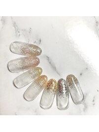 ￥5980ラメグラデーション