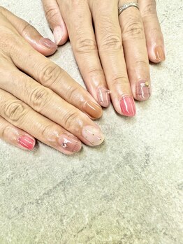 ネイルサロンファストネイルプラス 新宿店(FAST NAIL PLUS)/初夏ネイル2023【チェック】