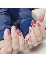 アンジェローズ ネイルプラス(Ange Rose nail+)/オンブレフレンチ