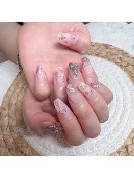 Mネイル/長さ出し持ち込み150分