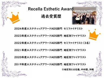 ファニービー 吹田店/エステティックアワード過去実績