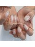 HAND ☆デザインフレンチ/細フレンチ(カラーベース)】　