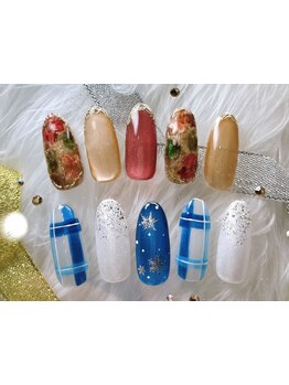 手描きアートが得意なサロン