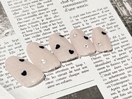 ハートホログラムネイル