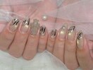 筆記体ネイル/推しネイル☆