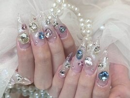 カラフルクリアネイル♪