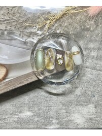 秋冬ニュアンスネイル