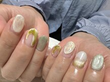デューネイルスタジオ(dew nail studio)/グリーンニュアンス