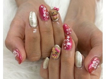 ルノン 獨協大学前店(LUNON)/夏ギャルネイル