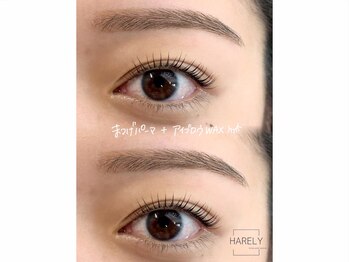 ハレリー(HARELY)/まつげパーマ×アイブロウwax