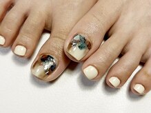ネイルバイユニッコ(nail by unicco)の雰囲気（フットネイルも！リクライニングでおくつろぎください♪）