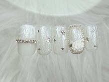 ネイルメゾン 渋谷店(NAIL MAISON)/キラキラバラピンク￥7000