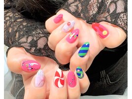 ハロウィンイベントネイル