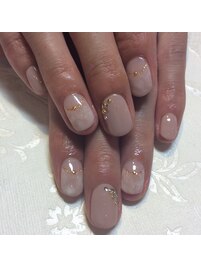 ～シンプル秋ネイル～