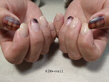 ケイアイエムネイル(KIM nail)/チェック柄☆