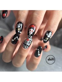 ハロウィンネイル/¥9000