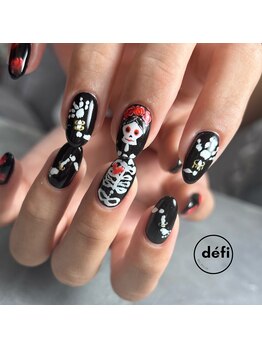 ハロウィンネイル/¥9000