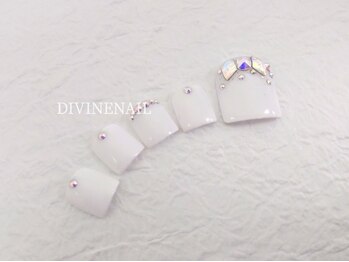 ディバイン ネイルズ(DIVINE NAILS)/フットジェルアートやり放題