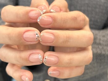 ケーツーネイル(k-two nail)/ラメフレンチ(あやか)