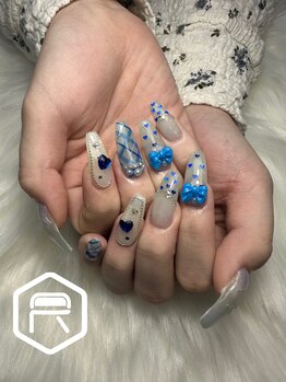 レディスペネイル ノウラ 名駅店(Redispe nail NouRa)/ブルーネイル