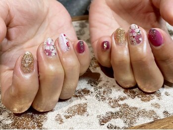 アンベリール ネイルサロンアンドスクール(embellir)の写真/オフ込<2本アート¥6500/4本アート¥7400>トレンド感のあるデザイン◎手描き,シンプル,ニュアンスなど豊富！