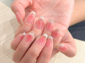 ナナネイル(Nana.Nail)/ほんのりチークグラデーション