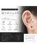 【耳ツボジュエリー】3回チケット(耳マッサージ付き)13500円→