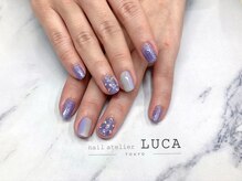 ネイルアトリエルカ(nail atelier LUCA)/W-344 シェラック秋色ネイル