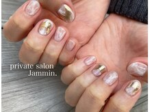 ジャミン(Jammin)/シアーホワイト×ゴールド