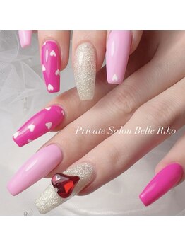 ベル 仙台店(Belle)/バレンタインネイル★