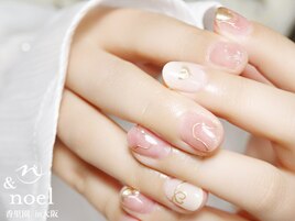 ニュアンス ミラーハートネイル