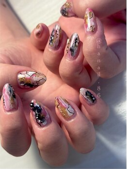 Mネイル 伏見店/haruka nail × 個性ネイル