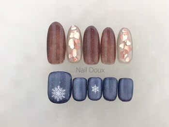 ハートホログラムネイル