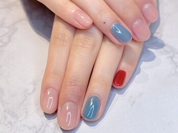 ネイルサロン AceLuxe 【アセルクス】麻布十番 フィルイン/パラジェル/くすみカラーネイル