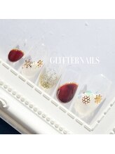 グリッターネイル(GLITTER NAILS)/【定額ネイルコース】