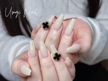 ウサギネイル 新大久保店(usagi nail)/マグネットフレンチ秋可愛い