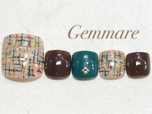 ジェンマーレ 青葉台店(Gemmare)/フット冬のツィードネイル