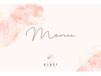 キレイ(KIREI)/メニュー