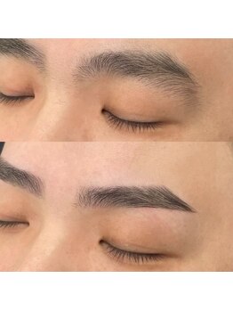 イーグル 天王寺(EAGLE)の写真/眉毛で垢抜けたい男性必見！【平日限定割♪美眉スタイリング（カット込）￥2,980】