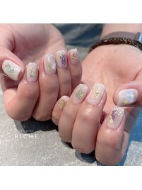 天然石ネイル！オシャレ推しnail