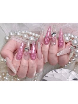 手描きアートが得意なサロン