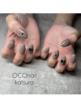 オコネイル ネイルサロンアンドスクール(OCO nail)/グレーネイル