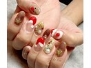 クリスマスネイル