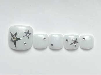 ジェミーネイル イケブクロ(Jemiy nail ikebukuro)/ホワイトスター¥8500