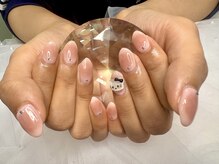 ミイネイル 新宿(Mii Nail)の雰囲気(持ち込みデザイン チークネイル)