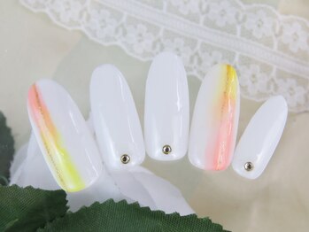 シューズネイルプロデュース/爽やか縦グラデーション