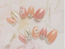 ア ネイル(A nail)/ウェディングチップ☆3Dお花