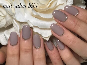 ネイルサロン ビビ(bibi)/大人グレージュ